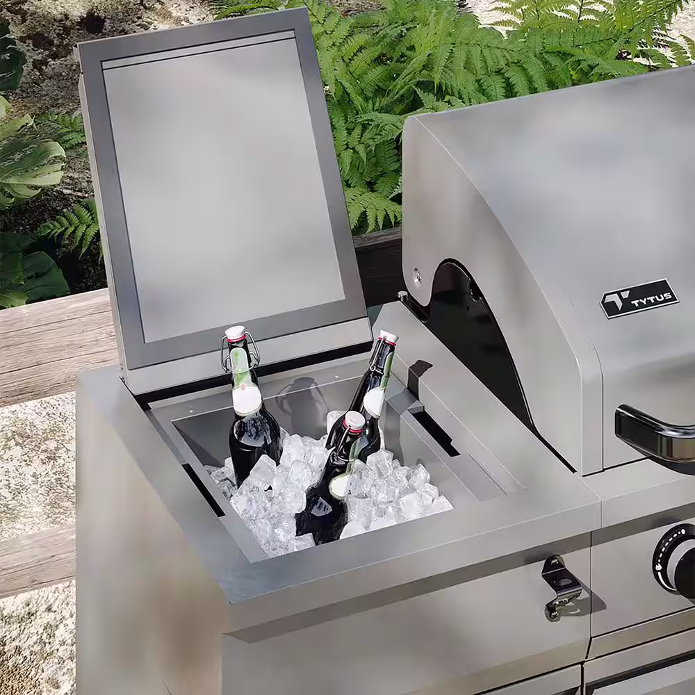 TYTUS 5-Burner Fresno Gunmetal Gray Island Grill