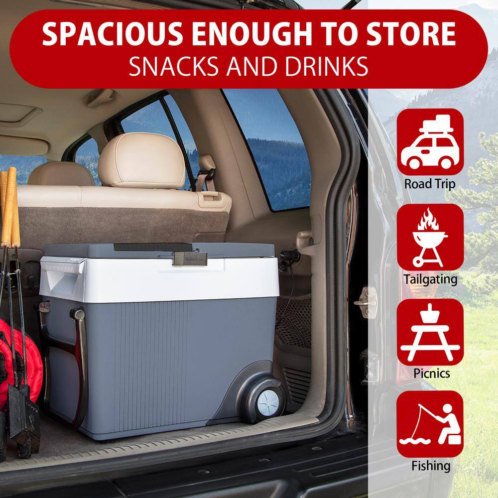 Koolatron 33 Qt. (31 L) Thermoelectric Wheeled Kargo Cooler