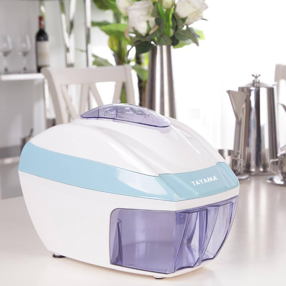Tayama 27 oz. Blue Electric Ice Shaver Snow Cone Machine