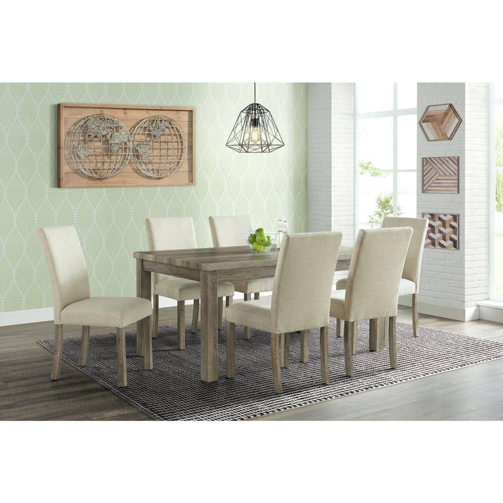 Cambridge Wyeth 7-Piece Tan Rustic Dining Set