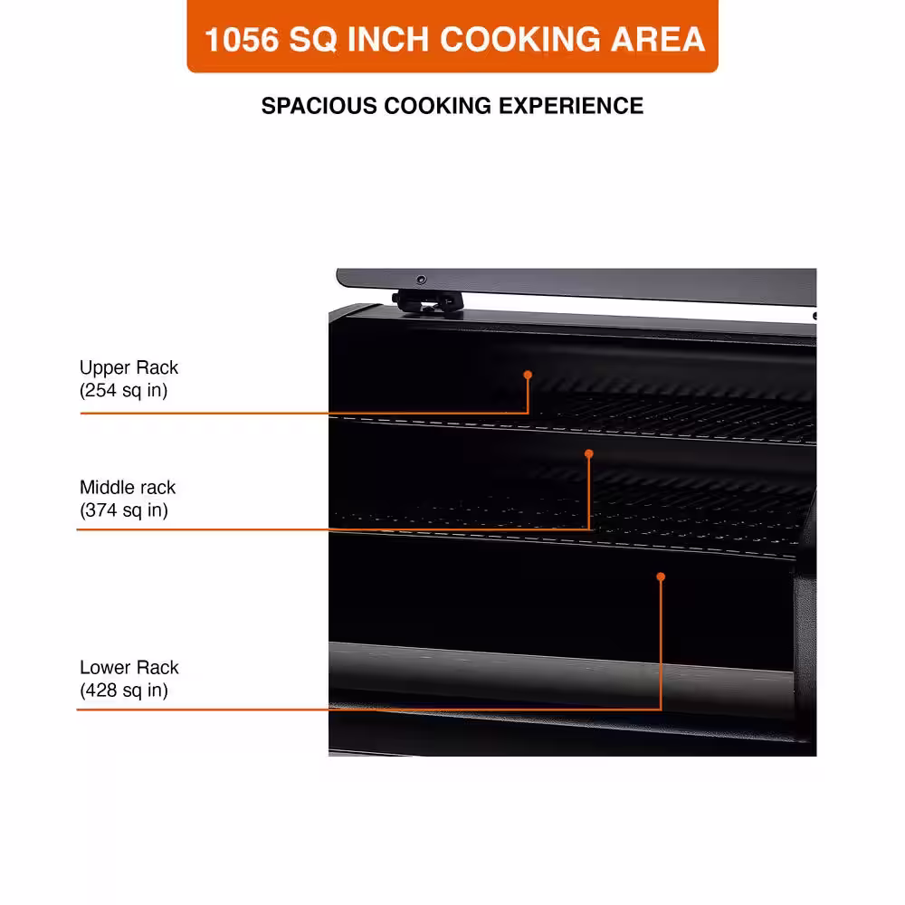 Z GRILLS 1060 sq. in. Pellet Grill and Smoker, Stainless Steel