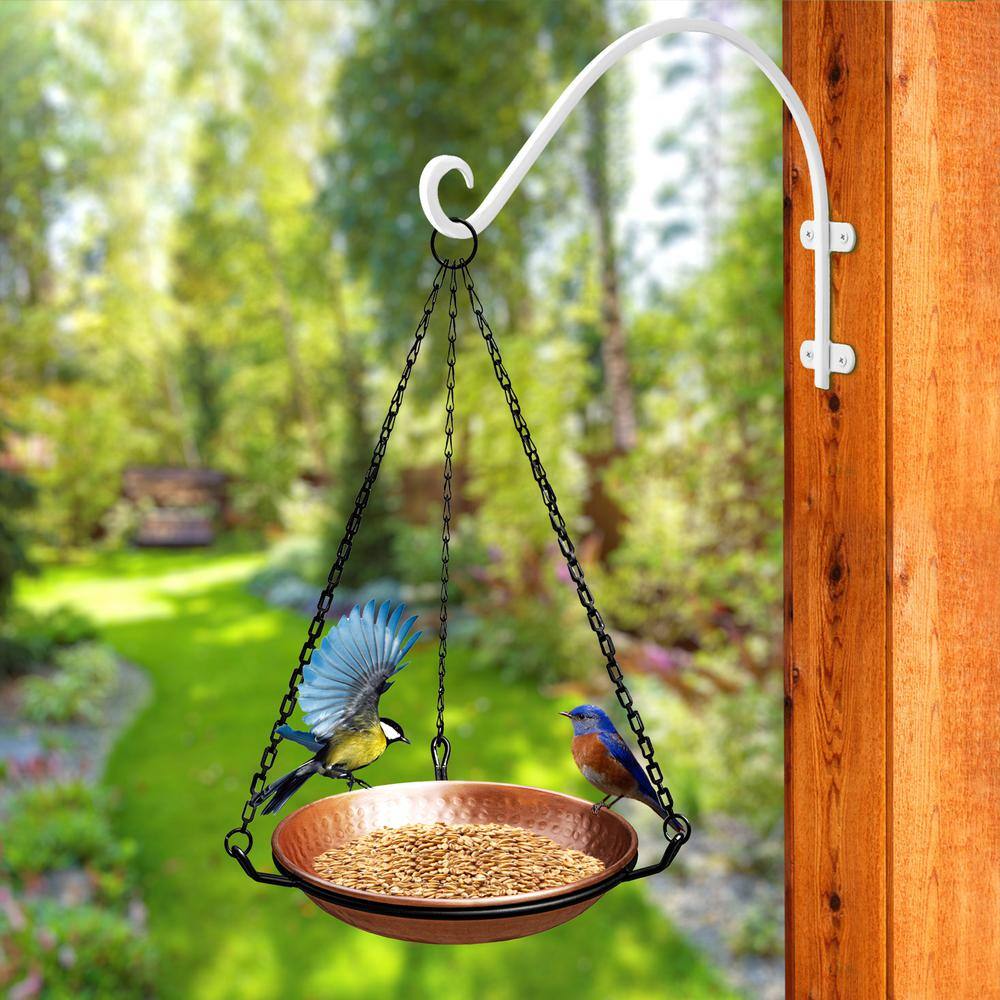 Monarch Abode Monarch Pure Copper Hand Hammered Hanging Bird Bath