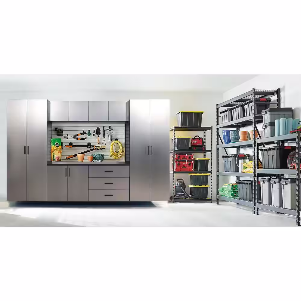 Garage TECH Astro Series 128 in. W x 79 in. H x 20 in. D Garage Cabinet Set A (7-Piece)