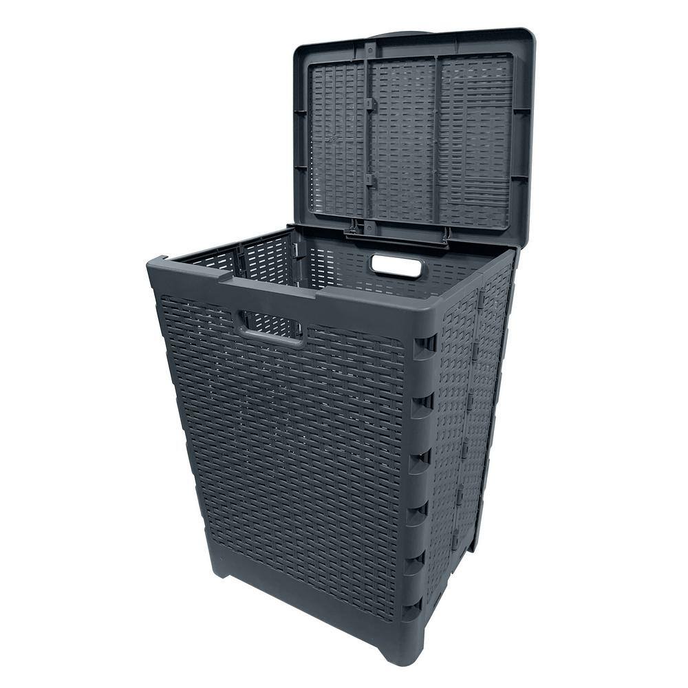 Modern Homes 60 l Folding Hamper Grey