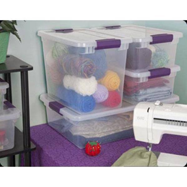 Sterilite 15 Qt. Storage Container (6-Pack) + Latch Tote (12-Pack)