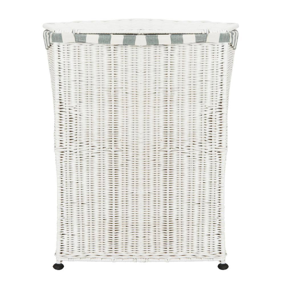 SAFAVIEH Trotter White Laundry Hamper