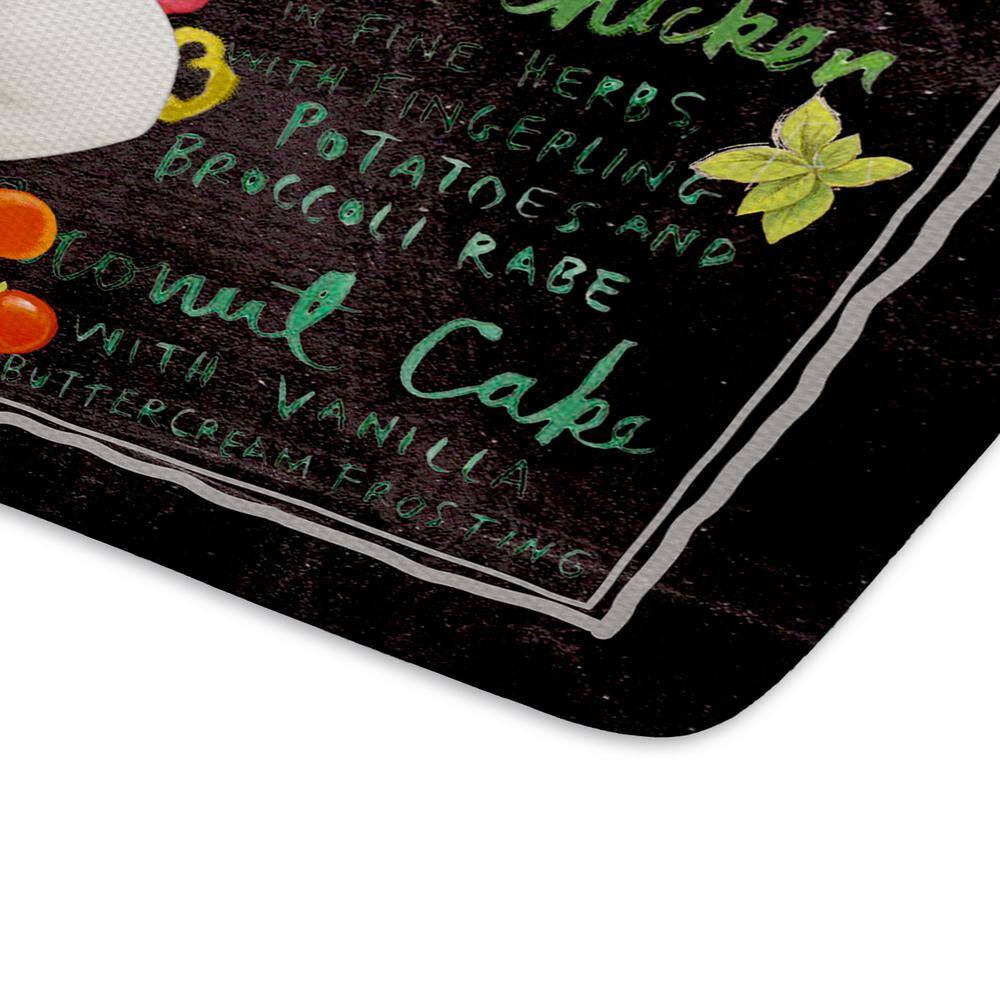 EverGrace The Chef Romaine Rectangle Kitchen Mat 22in.x 35in.