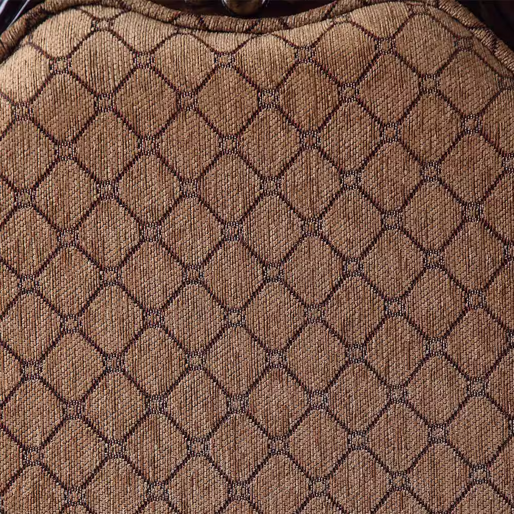 Acme Furniture Chateau De Ville Fabric and Espresso Arm Chair (Set-2)