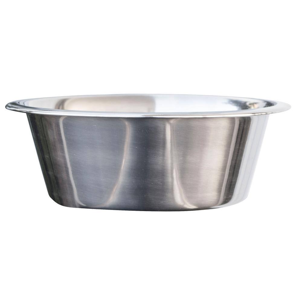 AmeriHome Acacia Wood Live Edge Single Bowl Pet Feeder