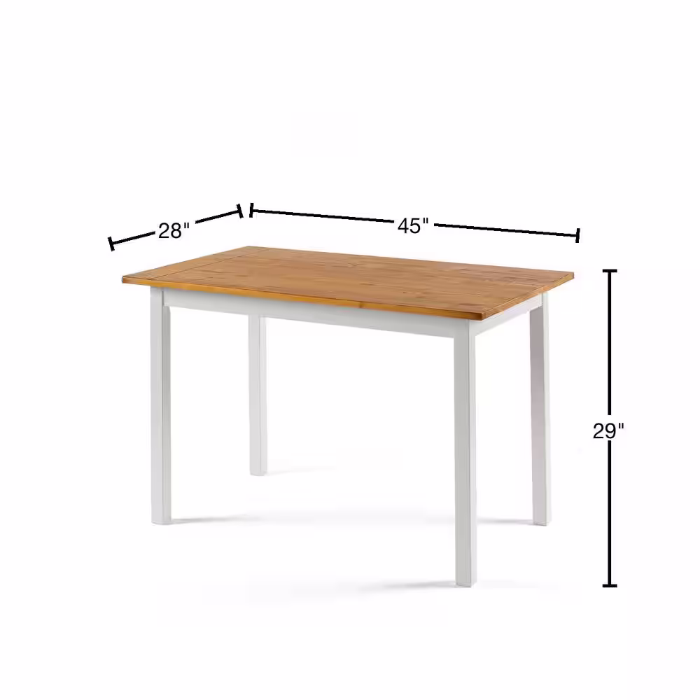 Zinus Becky Farmhouse Wood Dining Table / Table Only