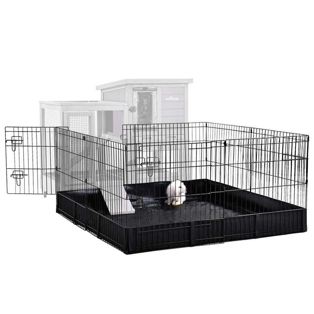 None Portable Pet Playpenes: Small Pet Playpen with Floor