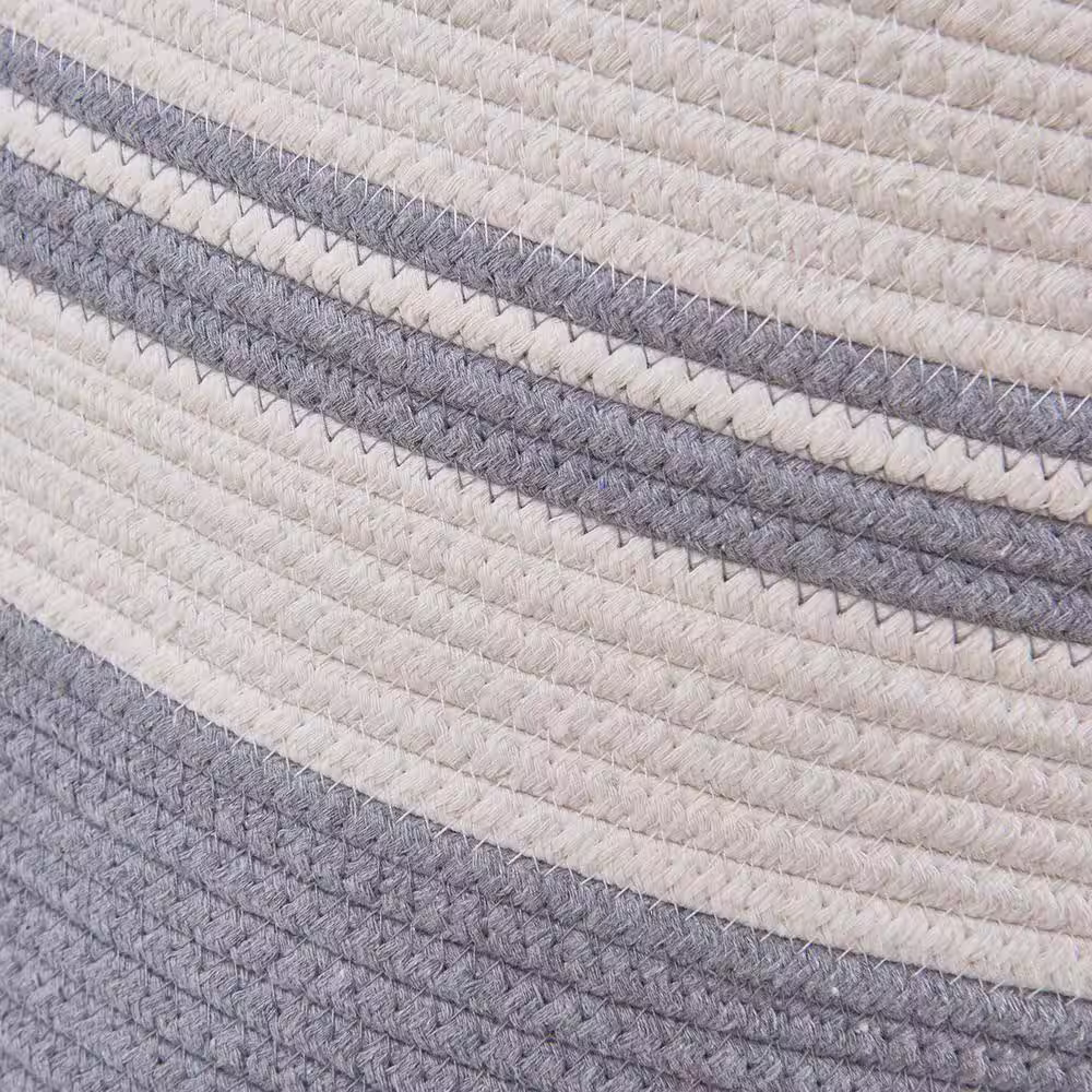 None 105L Polypropylene Laundry Basket Hamper Dark Grey