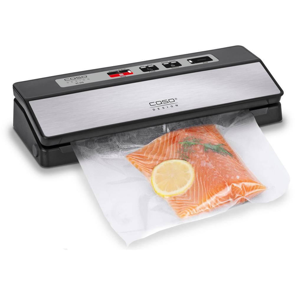 CASO Stainless Deluxe All-In-One Food Vacuum Sealer