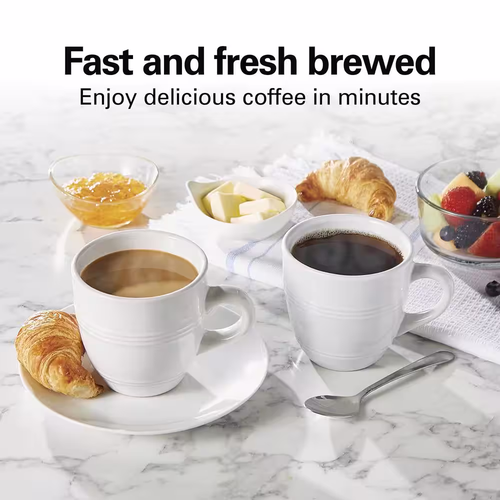 Hamilton Beach The Scoop 1- Cup Black Drip Coffee Maker