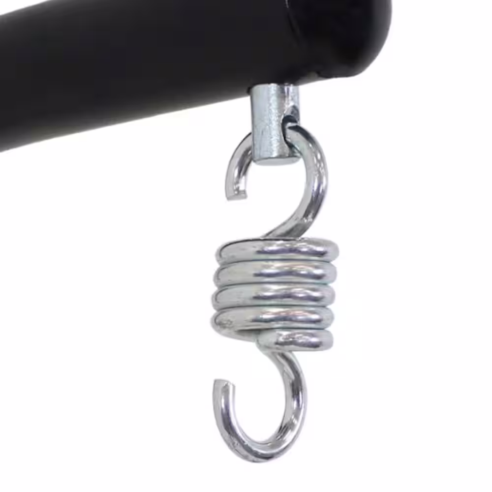 Pocassy 3 ft. Metal X-Shape Hanging Chair Hammock Stand in Black