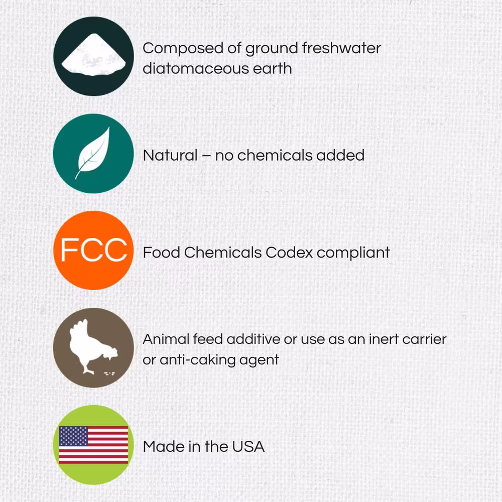 Safer Brand 4 lb. Diatomaceous Earth Food Grade Animal Feed Additive