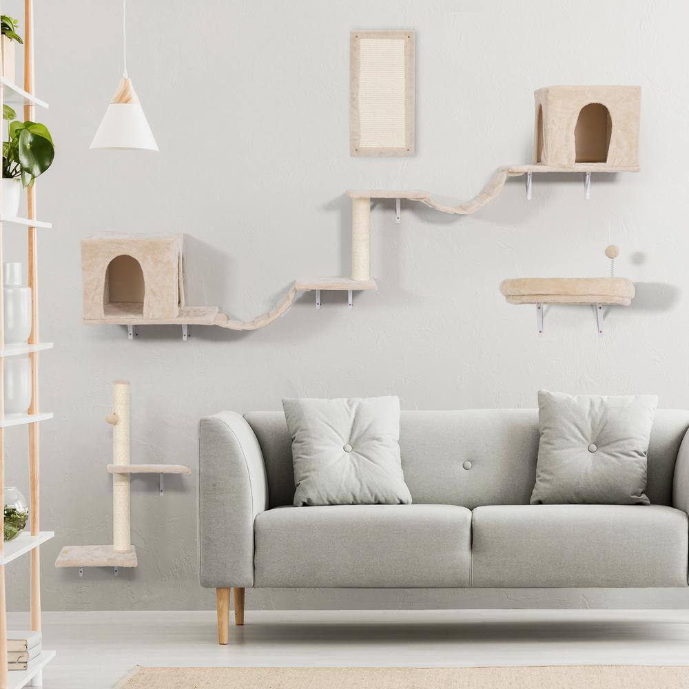 COZIWOW Wall Mounted Cat Tree Climber Set