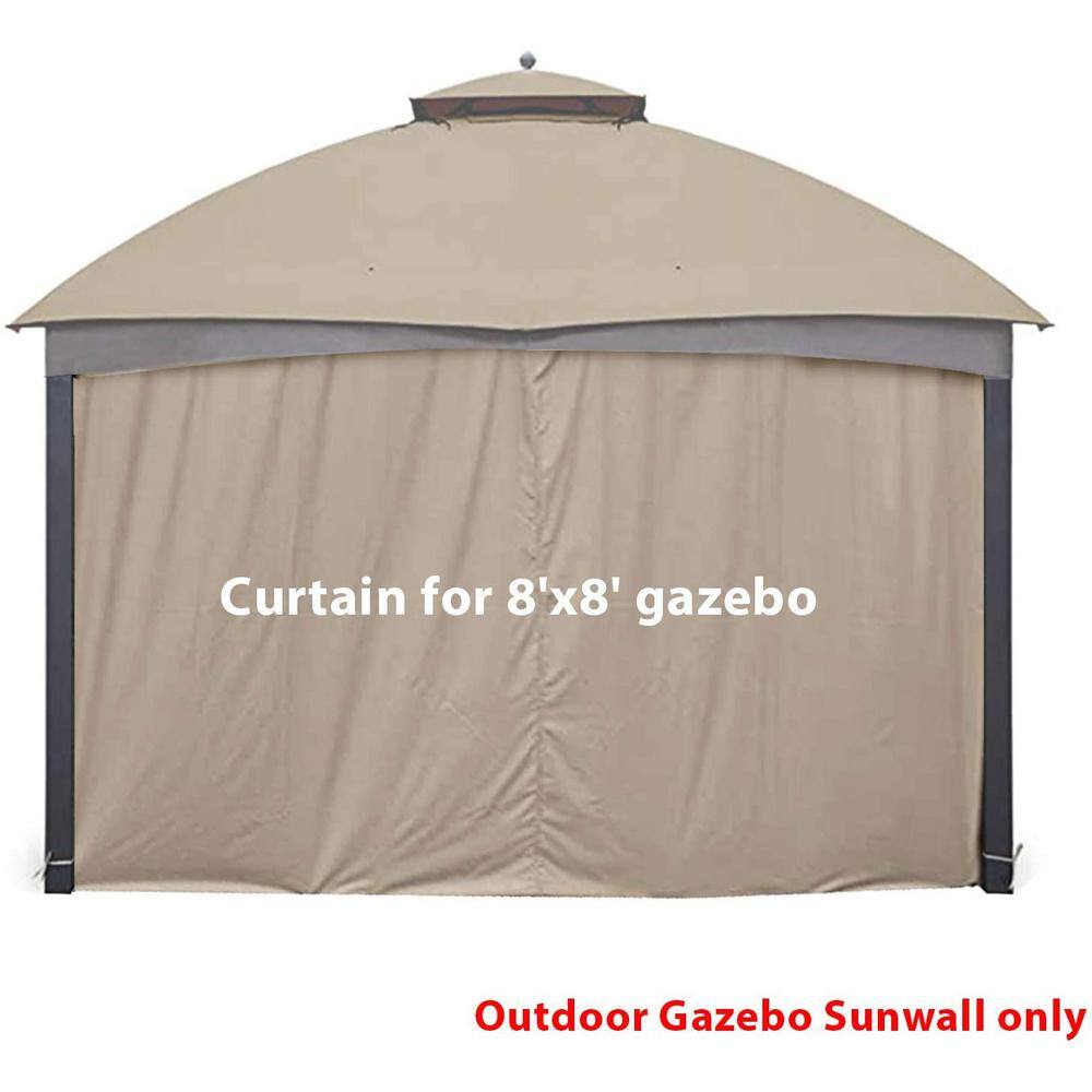 CoastShade 8 ft. x 8 ft. Only 1-Panel Sidewall in Beige