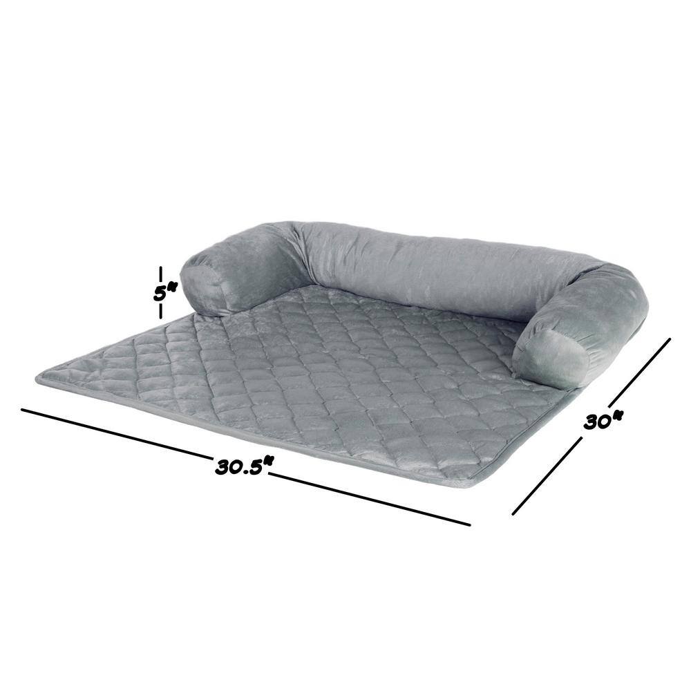 Petmaker 30 in. x 30.5 in. Gray Furniture Protector with Memory Foam