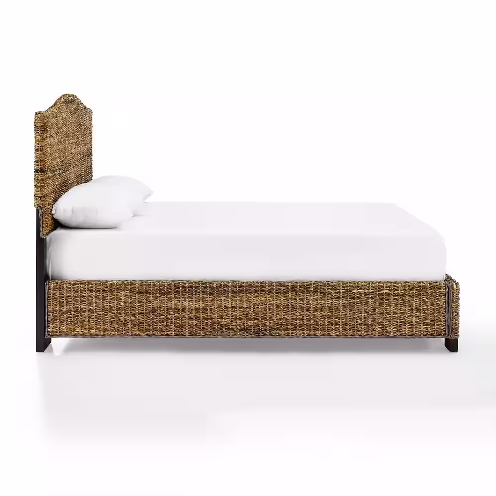 CROSLEY FURNITURE Serena Banana Leaf Queen Bed