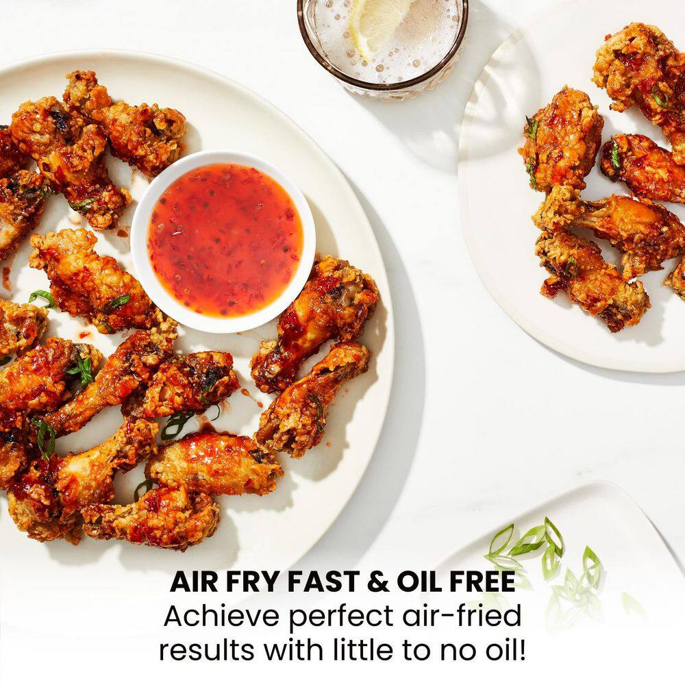 Chefman Countertop Air Fryer, 2 Qt. Black, Air Fryer, TurboFry with Adjustable Temp Control