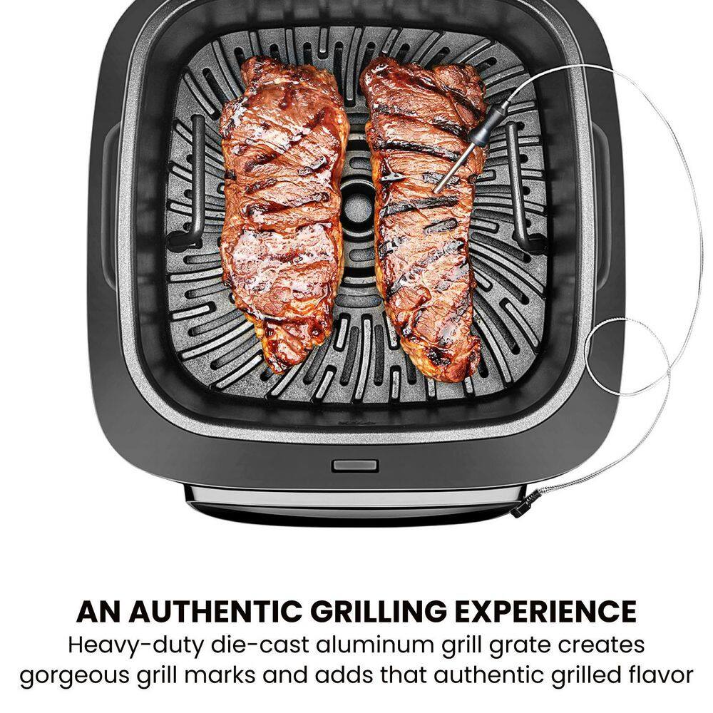 Air Fryer, 7.4 Qt., Removable Integrated Probe Thermometer, Electric