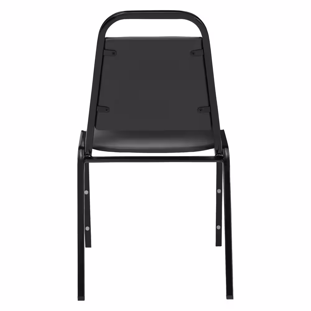 National Public Seating 9100 Series Panther Black Vinyl Upholstered Banquet Chair (4-Pack)