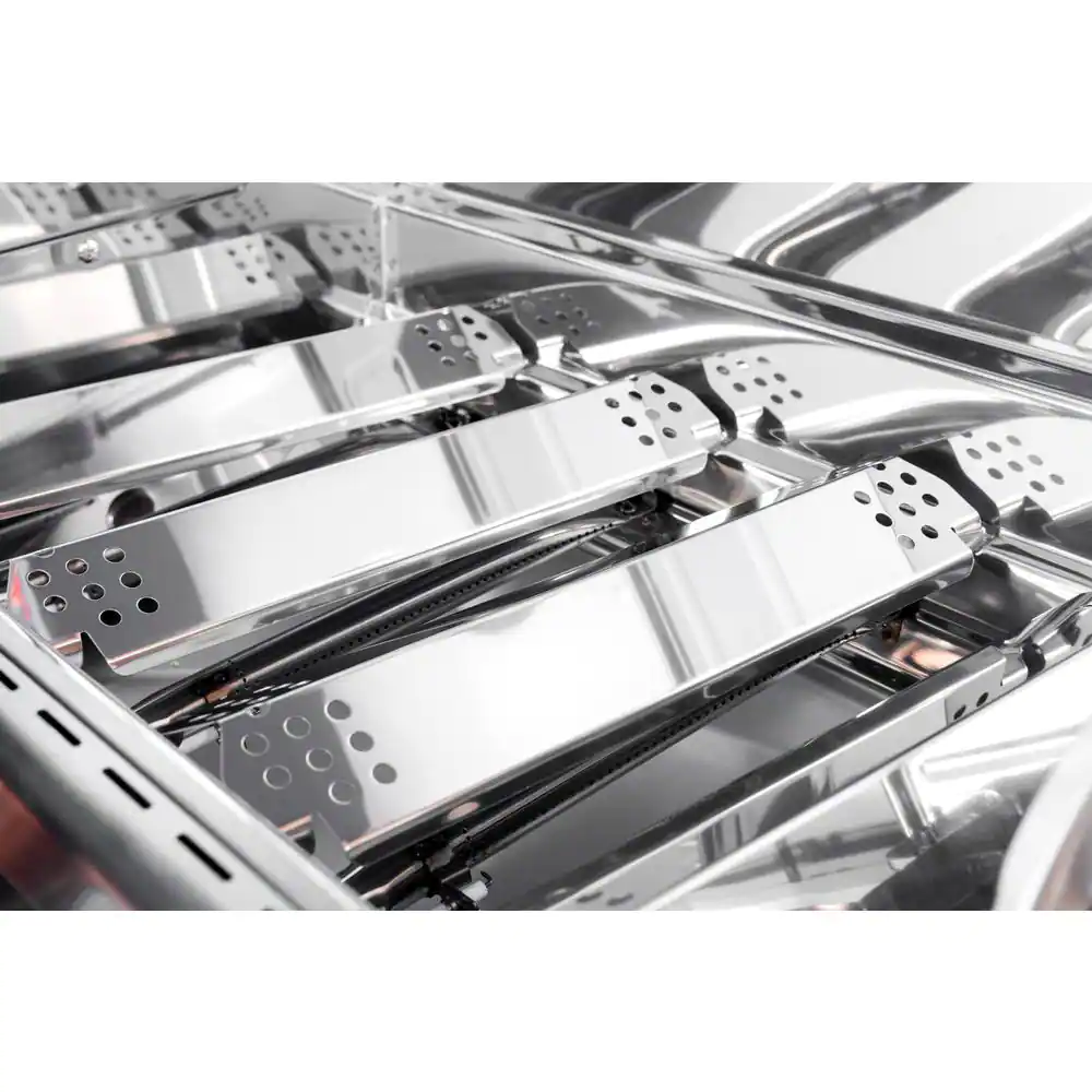 Nexgrill 4-Burner Propane Gas Grill in Stainless Steel with Side Burner