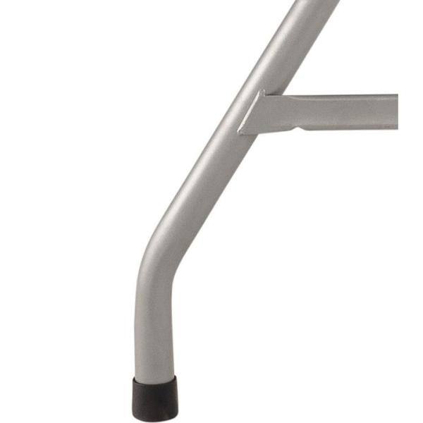 National Public Seating NPS 30 in. x 72 in. Charcoal Slate Heavy Duty Blow Molded Plastic Folding Table