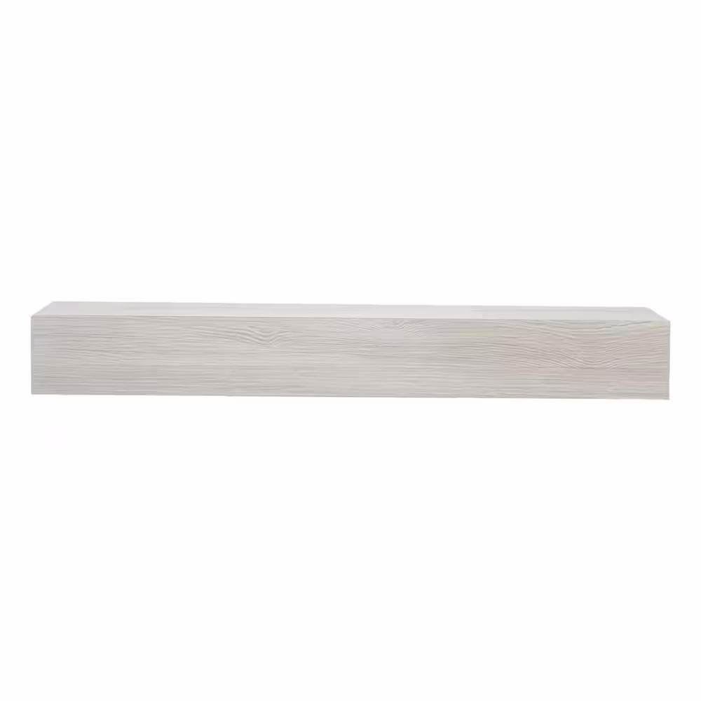 Kiera Grace Chunky Floating Wall Shelf, 21.85 in. W x 2.76 in. D, Weathered Grey, MDF, Decorative Wall Shelf