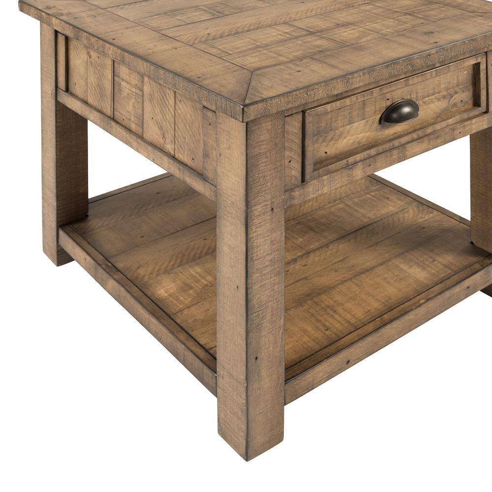 Martin Svensson Home Reclaimed Natural 24 in. H Monterey End Table
