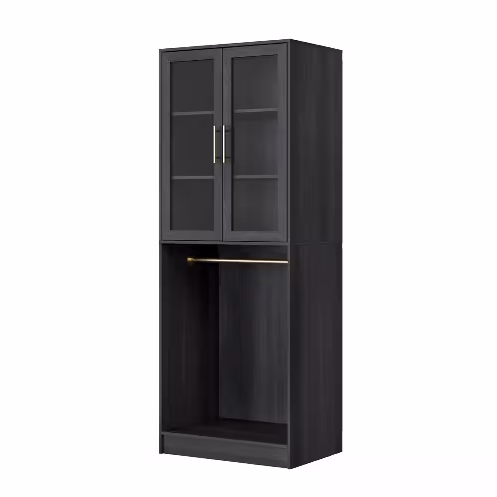None Robin closet in 30 in. W with 2 drawers Wood Closet System