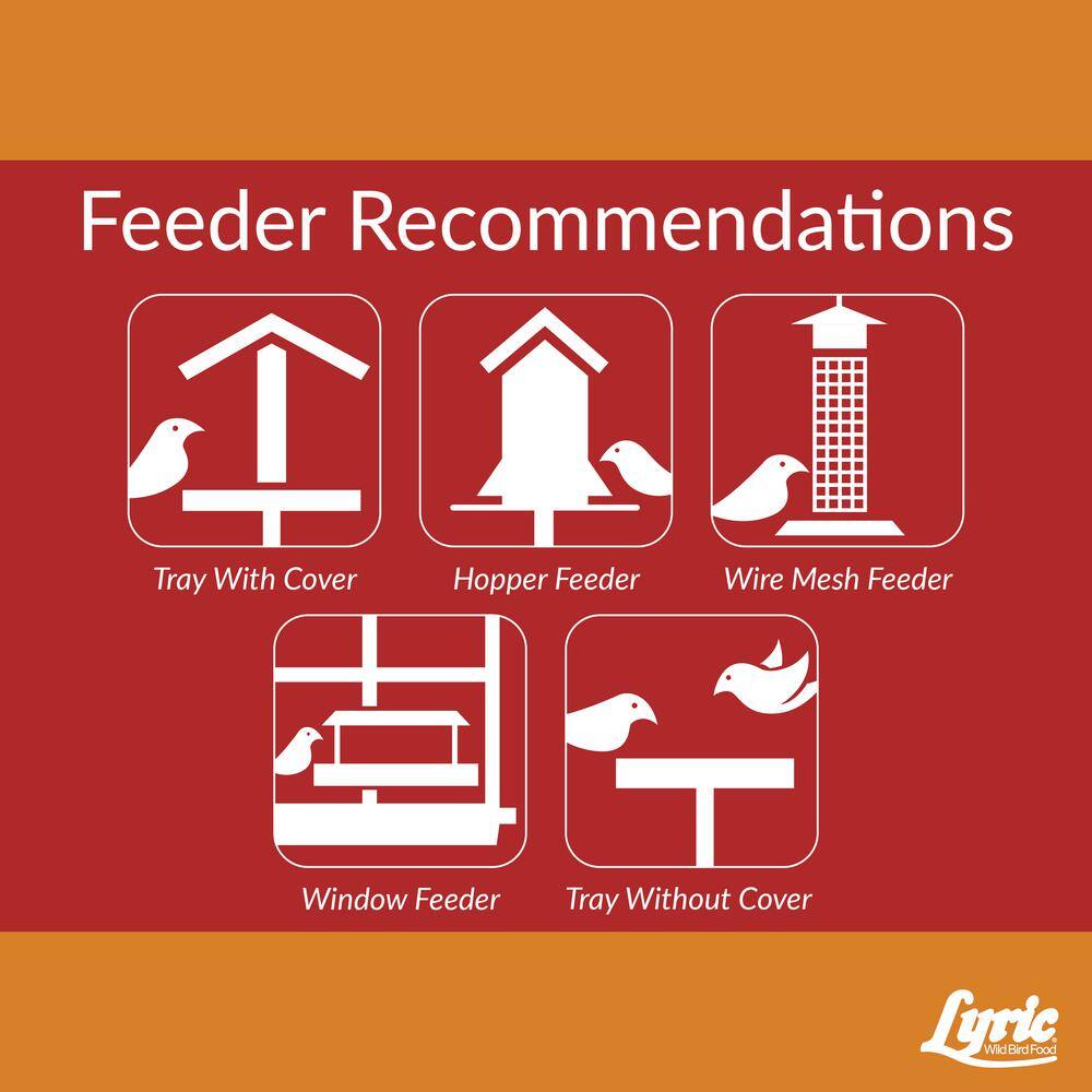 Lyric 18 lbs. Cardinal Premium Sunflower and Safflower Wild Bird Mix