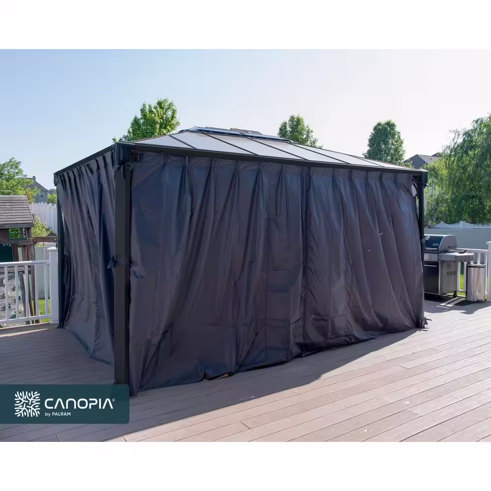 CANOPIA by PALRAM Curtain Set for Martinique 10 ft. x 14 ft.