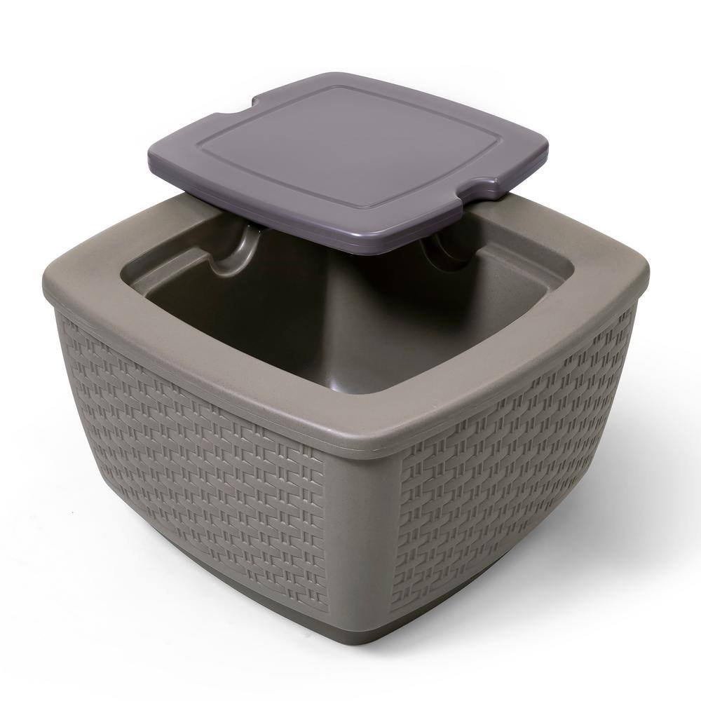 Step2 8 Qt. Plastic Just Chillin Patio Table & Ice Bin Cooler