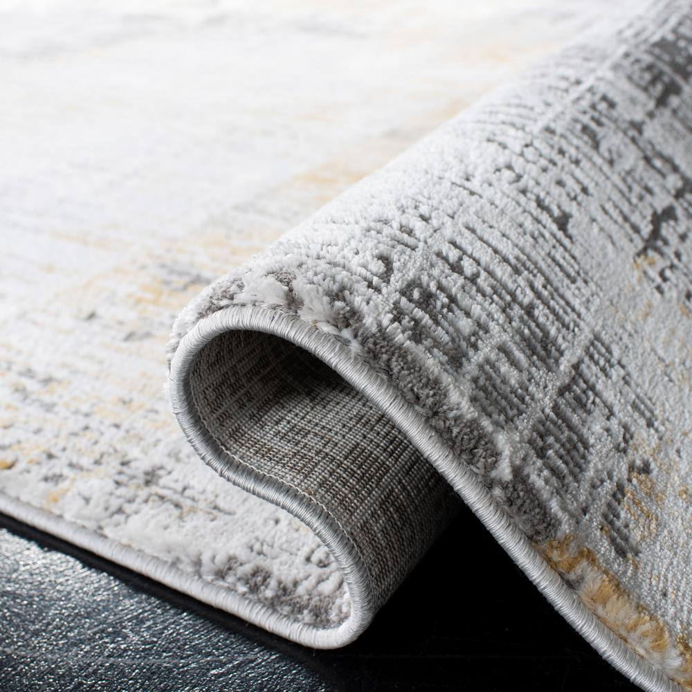 SAFAVIEH Craft Gray/Beige 11 ft. x 14 ft. Plaid Abstract Area Rug