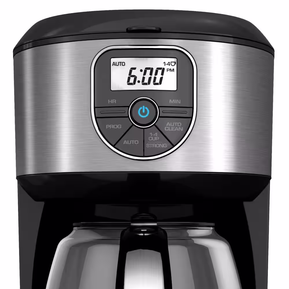BLACK+DECKER 12- Cup Stainless Steel Programmable Drip Coffee Maker