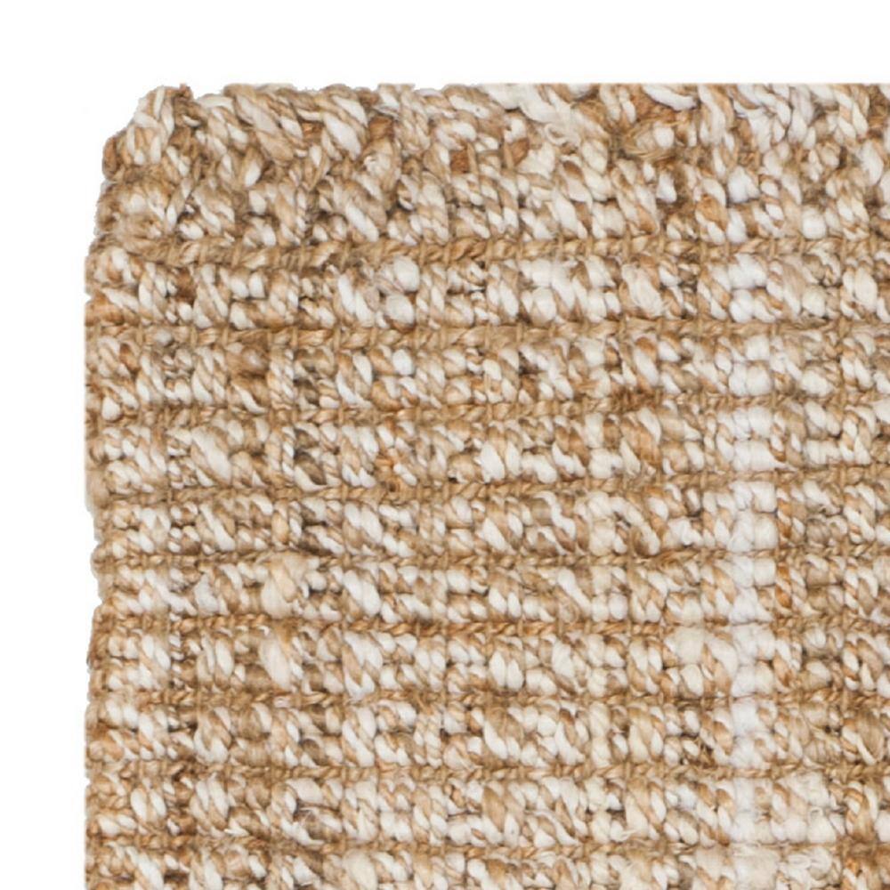 SAFAVIEH Natural Fiber Beige 3 ft. x 8 ft. Solid Runner Rug