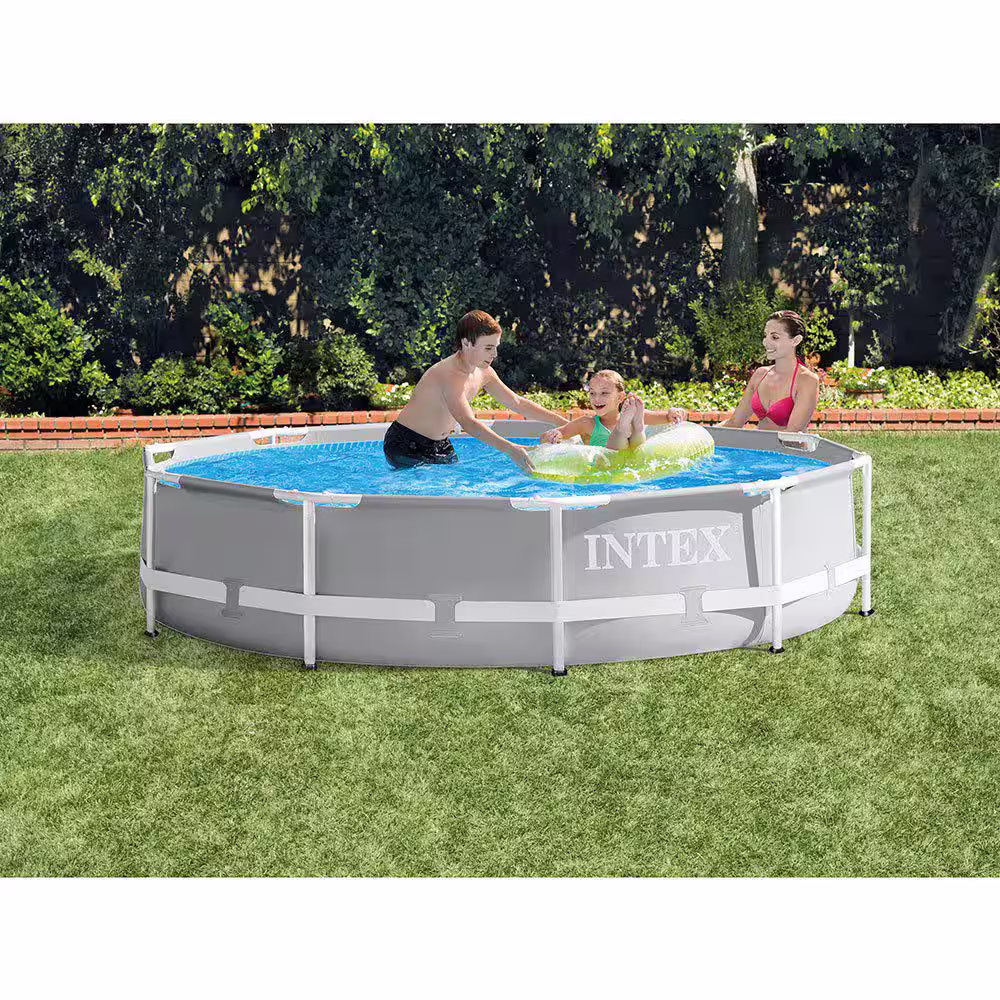 Intex 10 ft. x 30 in. Prism Frame Above Ground Pool with 330 GPH Filter Pump