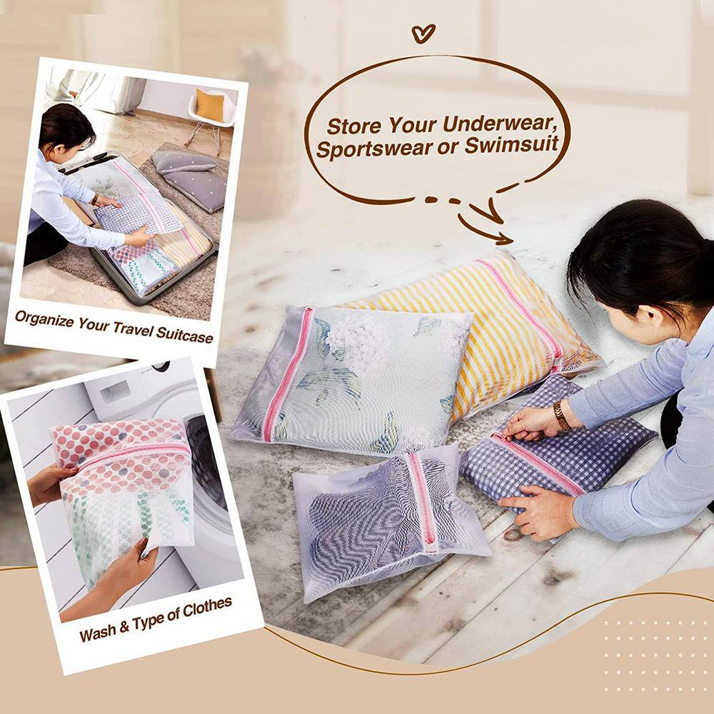 None 90L Rattan Laundry Basket Hamper with 2 Removable Liner Bags Gray