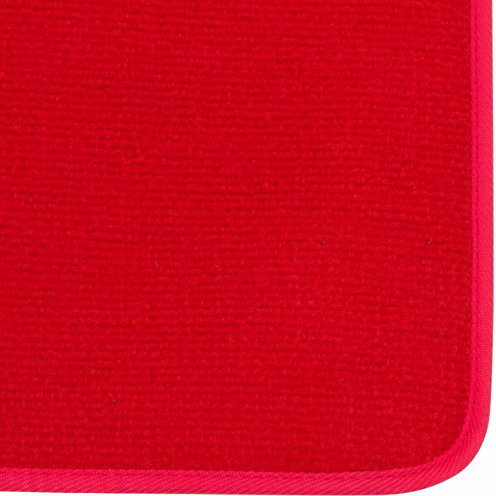 Trademark Innovations Red 3 ft. x 10 ft. Carpet Aisle Runner Rug with Rubber Backing