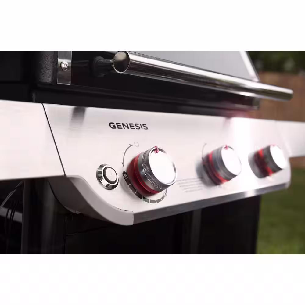 Weber Genesis E-315 3-Burner Liquid Propane Gas Grill in Black