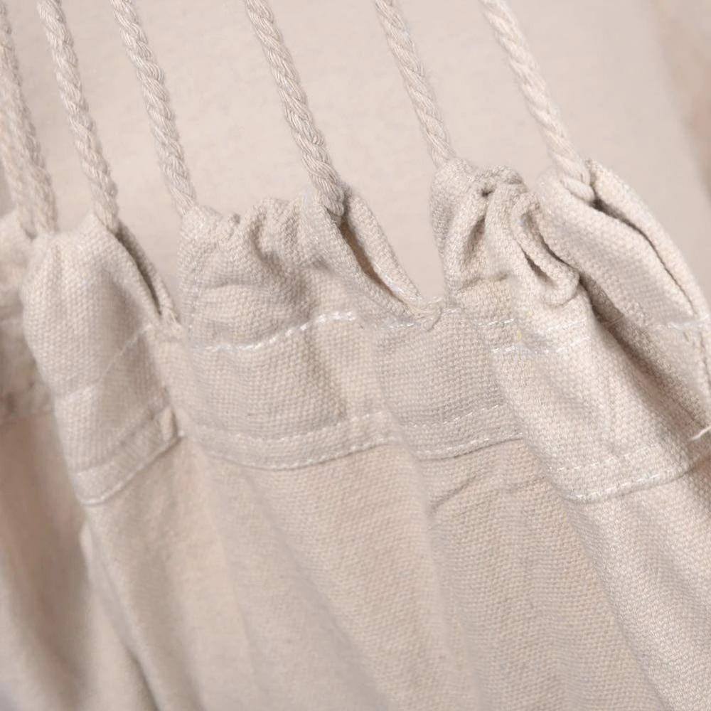 None Hammocks Hanging Rope Hammock Chair Swing Seat with 2 Seat Cushions and Carrying Bag