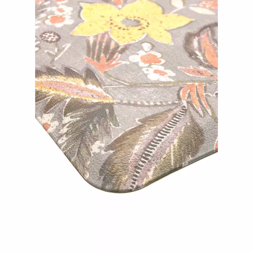 FloorPops Alise 20 in. W x 60 in. L Anti-Fatigue Comfort Long Mat