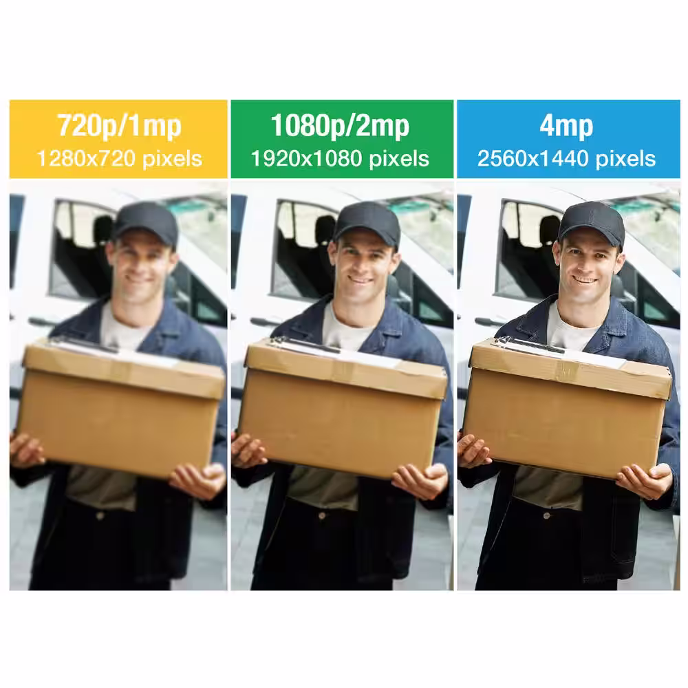 Q-SEE Wired 1080p Indoor or Outdoor Bullet Standard Surveillance Camera with 100 ft. Night Vision