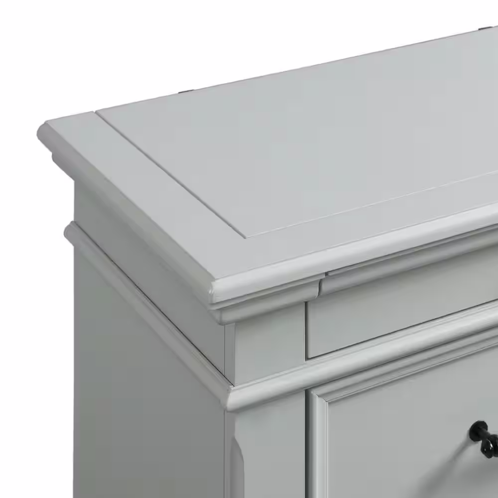 Picket House Furnishings Brooks 6-Drawer Chest in Grey