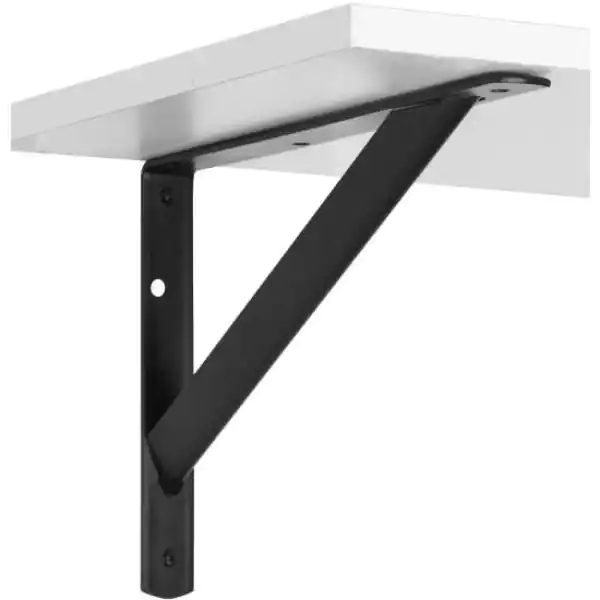 Everbilt 8 in. x 11.25 in. x 1.05 in. Bronze Steel Heavy Duty 300 lbs. Shelf Bracket in Bronze