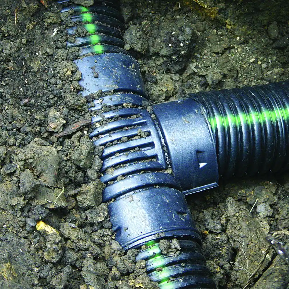 Advanced Drainage Systems 4 in. Singlewall Snap Tee