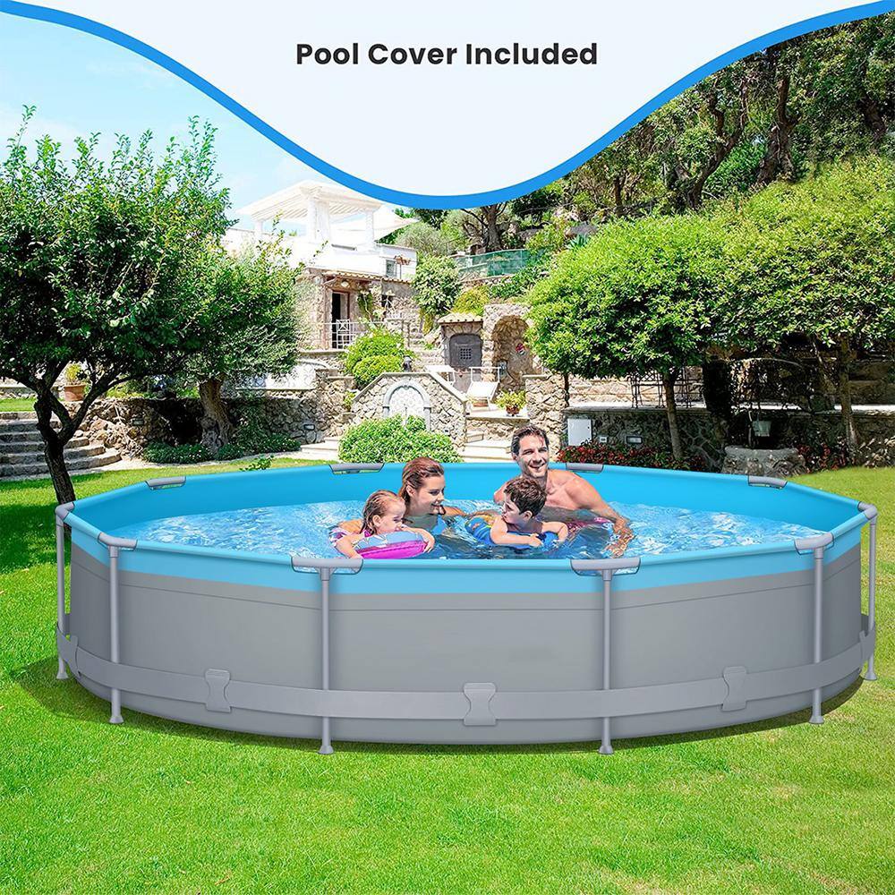 None 12 ft. x 12 ft. Above Ground Swimming Pools with Pump