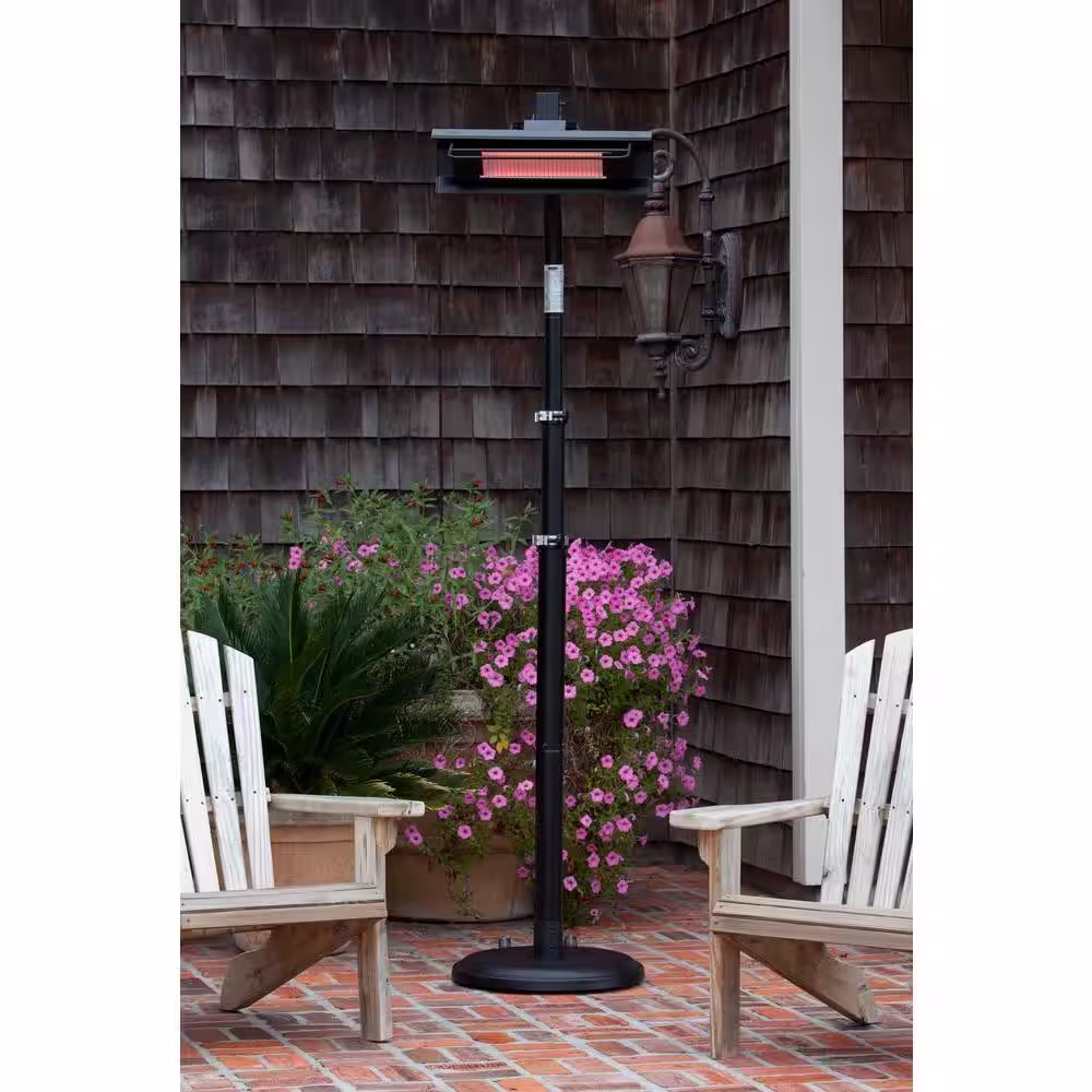 Fire Sense 1,500-Watt Telescoping Offset Pole Mounted Infrared Electric Patio Heater